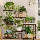 Metal Plant Stand Indoor Outdoor Plant Shelf Stand, 3 Tiers 7 Pots Potted Flower Plant Stands for Indoor Plants Multiple, Plant Shelves Stands Rack for Patio, Balcony, Living Room by GreenHaven Gardens