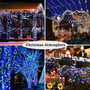 KNONEW 600ft 1500 LED Christmas String Lights Outdoor 8 Modes & Timer Fairy Light Plug in Waterproof for Xmas Yard Tree Wedding Party Holiday Decorations (Blue and White) by GreenHaven Gardens