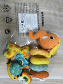Koty Car Seat Toys, Spiral Car Seat Toy for Infant, Baby Stroller Toys Hanging Crib Activity Toy for CarSeat Crib Bed Stroller, Elephant Hanging Rattle Gifts for Babies 0-6 Months (Orange Elephant) by TinyTreasures Baby Boutique