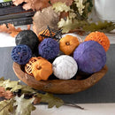 ANDALUCA Large Decorative Halloween Fall Vase Filler Bag with Orbs, Balls (Purple Orange) by CozyNest Decor