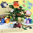 12PCS 3D Printed Dragon Eggs with Dragon Inside, Cool Stuff Fun Gifts, Mini Dragon Egg Set Articulated Crystal Dragon Fidget Toy for Adults Teens Boy Gifts Easter Basket Stuffers by TinyTreasures Baby Boutique