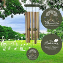 ASTARIN 20th Wind Chimes for Couple, Personalized Wind Chimes for Anniversary, Couple Gifts for Keepsake, Deep Tone Windchime Romantic Gift for Women Men by CozyNest Decor