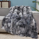 GONAAP Fuzzy Faux Fur Throw Blanket Tie-dye Marble Black Super Soft Cozy Plush Fuzzy Shaggy Blanket for Couch Sofa Bed (Tie-dye Marble Black, Throw(50"x60")) by CozyNest Decor