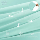 MOON PARK Pregnancy Pillows for Sleeping - U Shaped Full Body Maternity Pillow with Removable Cover - Support for Back, Legs, Belly, HIPS - 65 Inch - Turquoise - Cooling Cover by TinyTreasures Baby Boutique