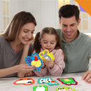 9 Pieces Kids Lacing Cards, Double Sided Sewing Cards in 9 Farm Themed Cards with 9 Colorful Laces, Imagination Development Lacing Toys Games for Children Educational and Learning Activity by TinyTreasures Baby Boutique