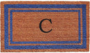 Calloway Mills 152972436C Blue Border 24" x 36" Monogram Doormat (Letter C) by CozyNest Decor
