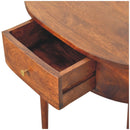 Backless Mounted Console - Brown by Unique Piece Furniture