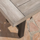 Tranquilizer - Outdoor Acacia Wood Bench With Slat Panel Design