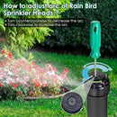 Sprinkler Head Tool Compatible with Rain Bird, Spray Head Pull up Tools and Sprinkler Rotor Adjustment Tool Sprinkler Removal Tool, Sprinkler Wrench for Lawn Irrigation Sprinkler System Repair by GreenHaven Gardens
