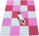 YIMINYUER® 20 Tiles (30cm×30cm×1cm Each Tile) Baby Soft Puzzle Play Mats, Kids Thick EVA Foam Floor, Toddlers & Children's Soft Interlocking Mat R01R03R09G301020 by TinyTreasures Baby Boutique