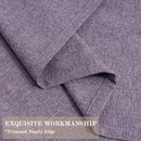 Room Divider Curtains Screen Partitions, Linen Look 100% Blackout Drapery 108 Inches Long, 100" Wide Pinch Pleated Window Drapes, Privacy Protecting, Light Blocking, (1 PC, Violet) by CozyNest Decor
