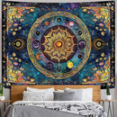 Lunerfex Mandala Solar System Tapestry Boho Tapestry for Bedroom Galaxy Tapestries Wall Hanging Living Room Wall Art and Home Decor 44x60 by CozyNest Decor