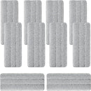 10Pcs Joymoop Mop Replacement Pads, 13 * 4.9'' Universal Mop Pads Mop Head Refills Washable Wet Mop, Compatible with Most 11-13” Size Mops， by CozyNest Decor