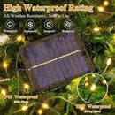 Solar String Lights 240LED 79FT, IP67 Waterproof Solar Lights for Outside with 8 Lighting Modes, Upgraded Solar Panel Fairy Lights for Garden Party Wedding Decorations (Warm White) by CozyNest Decor