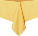 sancua Square Tablecloth - 70 x 70 Inch - Stain and Wrinkle Resistant Washable Polyester Table Cloth, Decorative Fabric Table Cover for Dining Tables, Buffet Parties and Camping, Yellow by CozyNest Decor