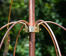 Stanwood Wind Sculpture: Kinetic Copper Triple Spinner - Falling Foliage by CozyNest Decor