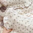 BuLuTu Cotton Muslin Kids Toddler Pillowcase with Cute Rose Flowers Super Soft Standard Nursery Pillowcase for Boys,Girls,Bedding Decor Machine Washable, Durable Pillowcase,1 Piece by TinyTreasures Baby Boutique