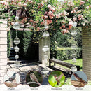 Bird Deterrents for Outside, Reflective 3D Stainless Steel Wind Spinners, Garden Decor, Bird Scare Devices to Keep Woodpeckers, Pigeons Away from Your House, Patio, Orchards by GreenHaven Gardens