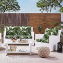 LVTXIII Outdoor/Indoor Deep Seat Cushion Patio Seat and Back Cushion Set All-Weather Replacement Chair Cushion for Chairs Sofa and Coach, 24"x24"x4", Palms Green by GreenHaven Gardens