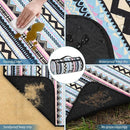Picnic Blankets Extra Large Outdoor - Beach Blanket Waterproof Sandproof with Shoulder Strap, Machine Washable, Picnic Mat with Stakes for Grass Concert, Park.BohoGeometry by TinyTreasures Baby Boutique
