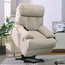 Power Lift Chair Recliners for Elderly, Overstuffed Electric Lift Recliner Chair with Widened Footrest Side Packets for Living Room Bedroom by CozyNest Decor