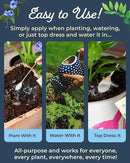 Organic Plant Magic - Truly Organic™ Fast-Acting Soluble Plant Food: All-Purpose Fertilizer Concentrate for All Flower Vegetable Herb Fruit Tree Shrub Container Garden & House Plants [Two 1 lb Bags] by GreenHaven Gardens