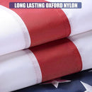 American Flag 3x5 Ft, USA US Flags Outdoor, Heavy Duty Durable, Embroidered Stars, Sewn Stripes and Brass Grommets by GreenHaven Gardens