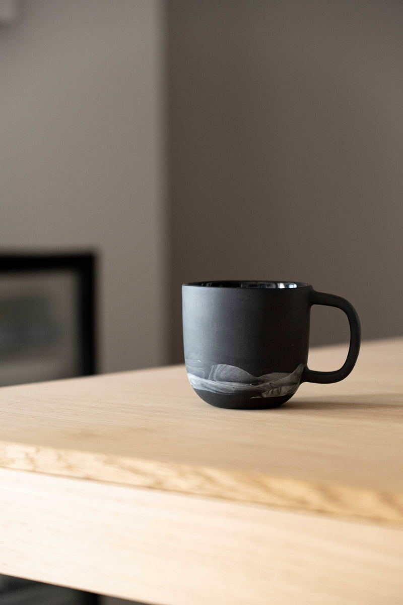 Handmade Porcelain Coffee Mug "Iceland"