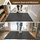COSY HOMEER-Door-Mat 24"x36" Non Slip Absorbent Entryway Rugs Dirt Trapper Doormats Washable Entrance Mats Low Pile Welcome Floor Mat for Front Back Door and Entry Mats,Dark Grey by CozyNest Decor
