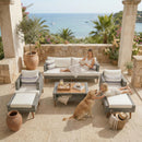 6-Piece All Weather PE Wicker Sofa Set