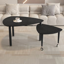 360 Degree Rotatable Coffee Table With Solid Legs by HouseOfZazla