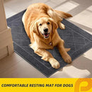 JSEI Dirt Trapper Door Mat 36"x60", Non-Slip Washable Entryway Mats, Dog Door Mat, Stain Resistant and Absorbent Floor Mats, Low Profile Welcome Mat for Front Back Door, Dark Grey by CozyNest Decor