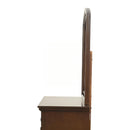 Meade - Arch Mirror With Low Distortion Glass - Dark Cherry by HouseOfZazla
