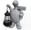 Solar Turtle Garden Outdoor Statues,Resin Turtles Figurine Decorations with Solar Lights Lantern, Outdoor Turtle Art Decor for Lawn,Yard, Unique Housewarming Gift for Garden Home by GreenHaven Gardens