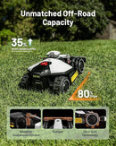 LUBA mini AWD 1500H Robot Lawn Mower with 4G for 0.37 Acre, All-Wheel-Drive for 80% Slope, No Perimeter Wire, UltraSense AI Vision+RTK Auto-Mapping, Cutting Height 2.2"-4.0" by GreenHaven Gardens