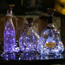 YJFWAL Upgraded 12 Pack Solar Wine Bottle Lights, 20 LEDs Waterproof Copper Light, Bottle Light Fairy Cork String Lights for Yard Patio Decor, DIY Birthday Gift for Mom Grandma Girlfriend(Cool White) by CozyNest Decor
