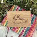 Personalized wooden name box for memories, keepsake Christmas gift, present for Him, Her, Boyfriend, Girlfriend, Baby Boy, Baby Girl, Brother, Sister, Guy, Groomsmen, Bride Friend for Birthday by TinyTreasures Baby Boutique