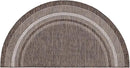 Unique Loom Outdoor Border Collection Area Rug - Soft Border (3' 1" x 6' 1" Hearth Brown/Ivory) by GreenHaven Gardens
