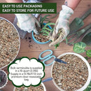 10QT Horticultural Vermiculite Bulk, Organic Vermiculite for Plants, Course Grade Vermiculite for Gardening, for houseplants, for Mushrooms, to Maintain Soil Moisture and Plant Growth(5-8mm) by GreenHaven Gardens