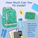 Bentgo Kids 2-in-1 Backpack & Insulated Lunch Bag - Durable 16” Backpack & Lunch Container in Unique Prints for School & Travel - Water Resistant, Padded & Large Compartments (Bug Buddies) by TinyTreasures Baby Boutique