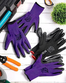 Nuogo 48 Pairs Gardening Gloves for Men Women Rubber Coated Safety Work Gloves Bulk for Gardening Construction Work by GreenHaven Gardens