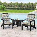 LVTXIII 2 Pack Outdoor/Indoor High Back Chair Cushions, Deep Seat Patio Seat and Back Cushion Set, Stuffed High Rebound Foam Rocking Chair Cushions, 44”x22”x4”, Paisley Chili by GreenHaven Gardens