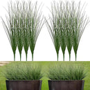 8PCS 17.3" Fake Plants Artificial Wheat Grass Greenery Plastic Plants Fake Grass Artificial Plants for Outdoor Decor Artificial Flower with Greenery Stems for Indoor Home Decoration by CozyNest Decor