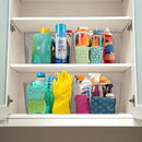 ClearSpace Clear Plastic Storage Bins – XL 4 Pack Perfect for Kitchen,Fridge, Pantry Organization, Cabinet Organizers by CozyNest Decor