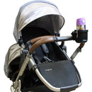 W4W Universal Stroller Cup Holder – Mega Strength Adjustable Clamp fits on Any Bike, Walker, Wheel Chair, Car – Large Adjustable Drink Holder fits Any Size Cup, Water Bottle, Can etc. by TinyTreasures Baby Boutique