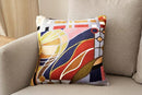 Hundertwasser Modern Pillow Cover Contemporary Pillowcase Accent Outdoor Pillows Abstract Couch Cushion Farmhouse Throw Pillows | Mid Century Chair Cushions | Handmade Wool Size 18x18 by CozyNest Decor