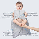 TotAha Toddler Sleep Sack 1.0 TOG for 2T-3T-4T, Soft Wearable Blanket Baby Sleep Bag with 2-Way Safe Zippers,Fluffy Extra Large Sleeping Sacks, Grey by TinyTreasures Baby Boutique