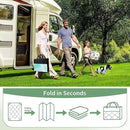 GENIMO Outdoor Rug 6' x 9' Waterproof for Patios Clearance, Reversible Outdoor Plastic Straw Camping Rug Carpet, Large Area Rugs Mats for RV, Camper, Deck, Balcony, Porch, Beach, Aqua Blue&White by CozyNest Decor