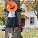 POPGIFTU 53" Halloween Crashing Witch Decoration – Funny Flying Witch for Tree, Yard, Porch & Outdoor Halloween Decor by CozyNest Decor
