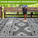 Outdoor Rug 5x8 ft Waterproof, Reversible Outdoor Plastic Straw Rug for Patios Clearance, Outdoor Area Rug Carpet RV Mat for Camping Backyard Deck Porch by GreenHaven Gardens